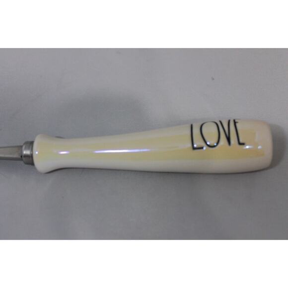 Rae Dunn Wedding Collection "Love" Cake Pie Server - Picture 2 of 3